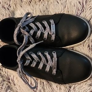 Harley Davidson Motorcycles- Womens Beales Leather Sneakers